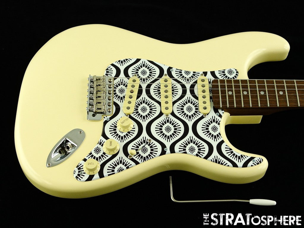 *CUSTOM BUILD* FENDER STRAT JIMMY VAUGHAN BODY & WD WALNUT NECK COMPLETE GUITAR