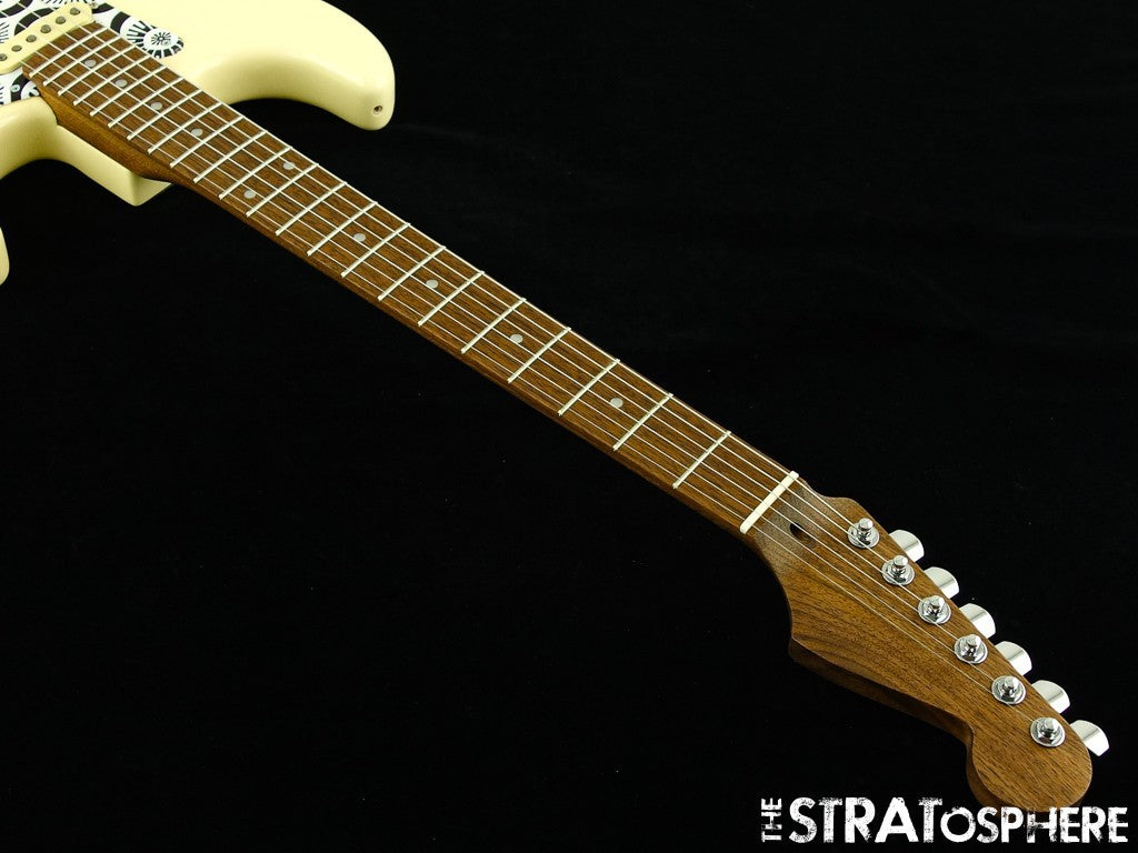 *CUSTOM BUILD* FENDER STRAT JIMMY VAUGHAN BODY & WD WALNUT NECK COMPLETE GUITAR