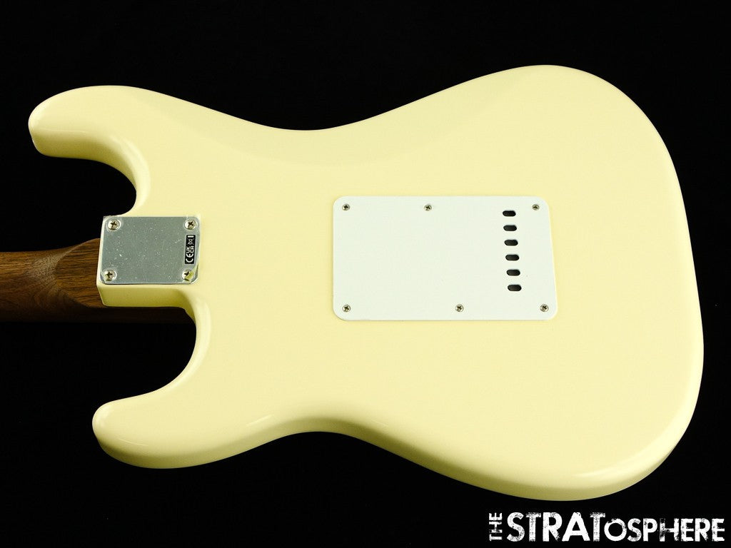 *CUSTOM BUILD* FENDER STRAT JIMMY VAUGHAN BODY & WD WALNUT NECK COMPLETE GUITAR