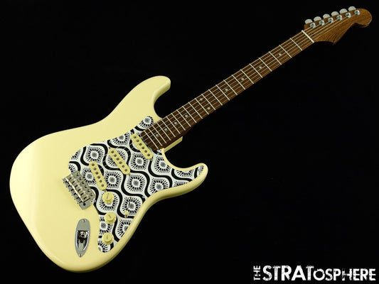 *CUSTOM BUILD* FENDER STRAT JIMMY VAUGHAN BODY & WD WALNUT NECK COMPLETE GUITAR