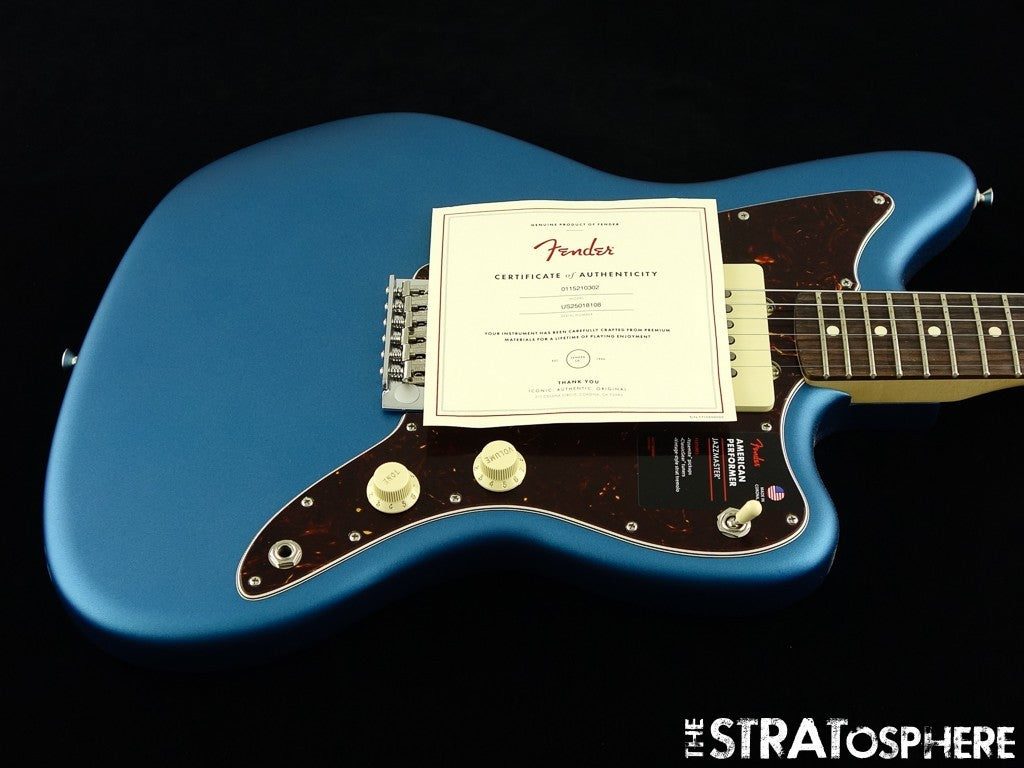 *CUSTOM BUILD* FENDER PERFORMER JAZZMASTER BODY & DELONGE NECK COMPLETE GUITAR