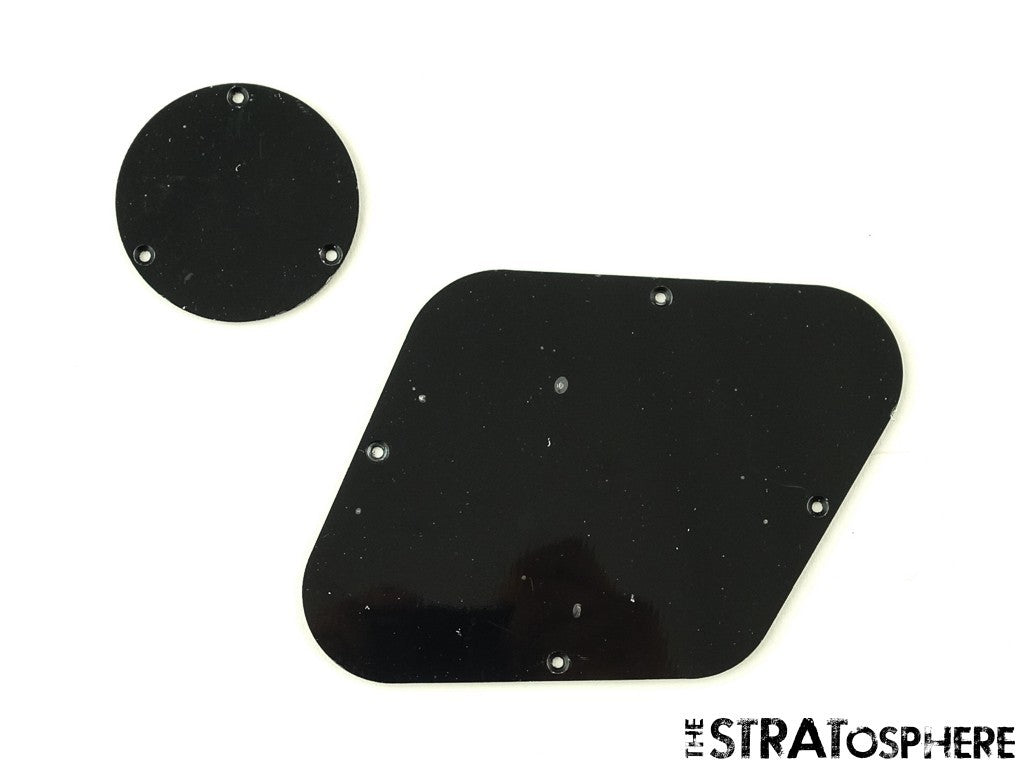 USED Epiphone Gibson Style Black Control Plates, Guitar, Black