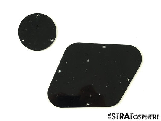USED Epiphone Gibson Style Black Control Plates, Guitar, Black