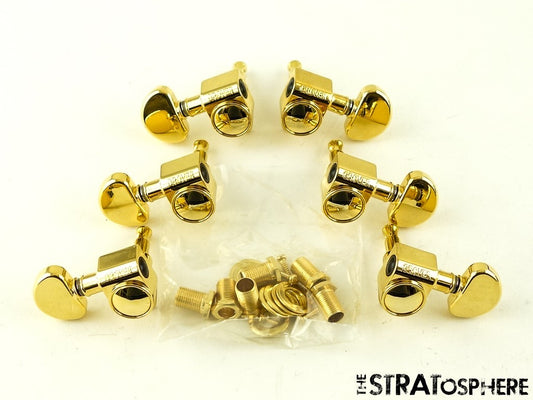 NOS GROVER TUNERS Tuning Pegs Gold Guitar Parts