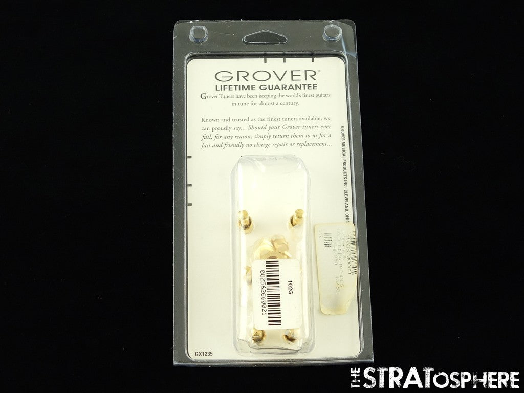 NOS GROVER TUNERS Tuning Pegs Gold Guitar Parts