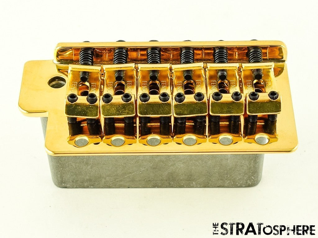 USED Fender Standard Strat Stratocaster, MIM GOLD 6 Saddle TREMOLO ONLY, 6-Point