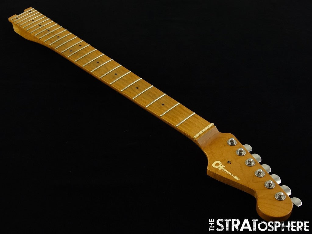 USED Charvel Pro Mod DK24 NECK & LOCKING TUNERS Compound Speed Caramelized Maple