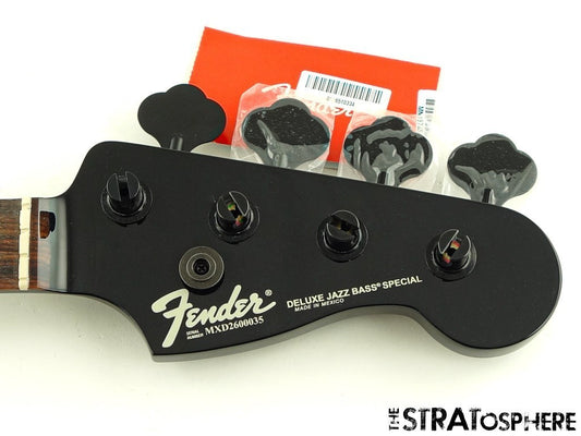 Fender Duff McKagan Deluxe Precision Bass NECK + TUNERS Black, Part Contemporary