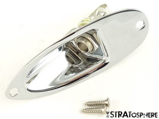 Fender American Performer Timber Stratocaster Strat, OUTPUT JACK +Plate, Chrome.