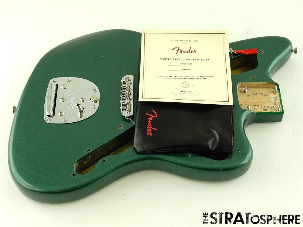 Fender AV II American Vintage 1966 Jazzmaster BODY + HARDWARE Sherwood Green