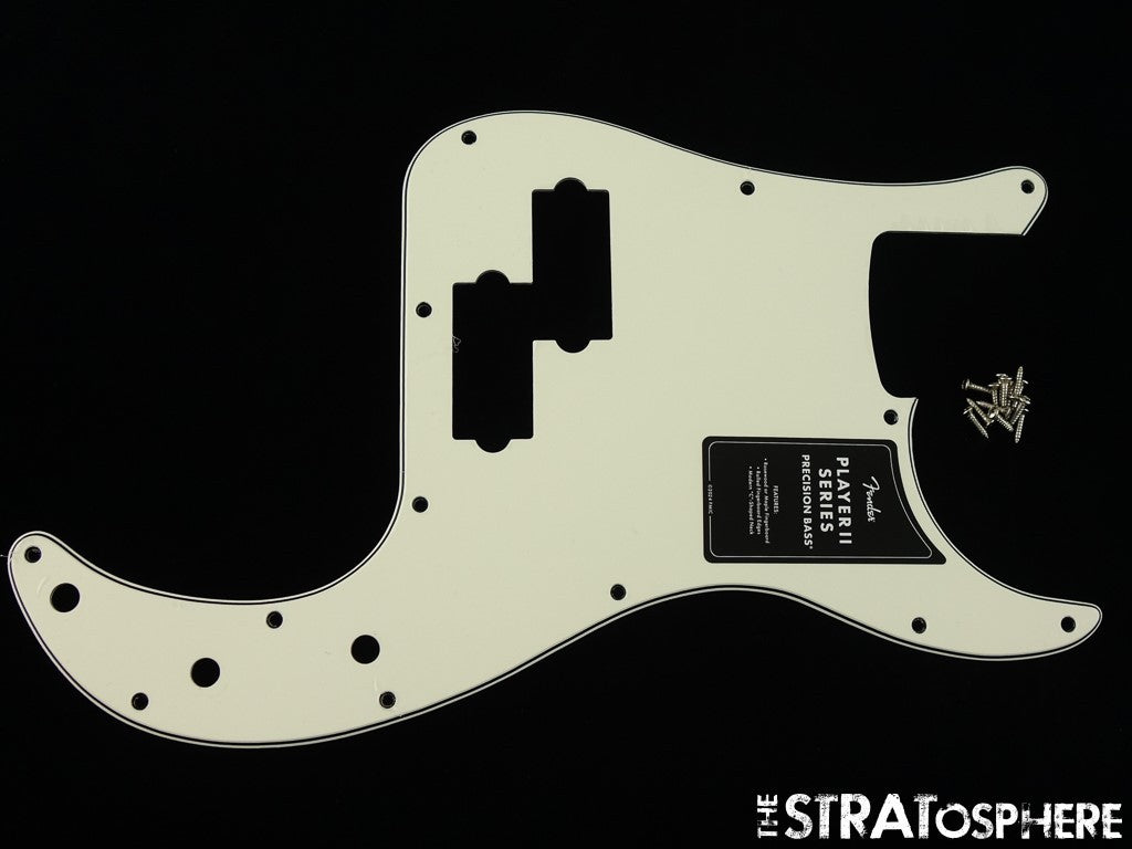 Fender Player II Precision Bass, PICKGUARD, 3 Ply Parchment, Parts