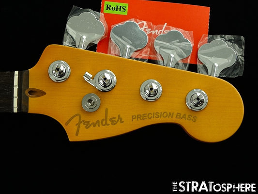 Fender American Ultra II Precision P BASS NECK + TUNERS, USA Modern ''D'' Ebony