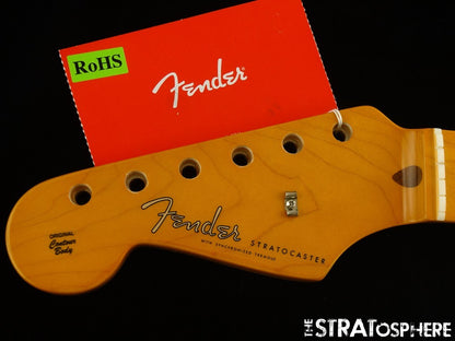 LEFTY Fender AV II American Vintage 1957 Strat NECK Stratocaster USA MN Maple.