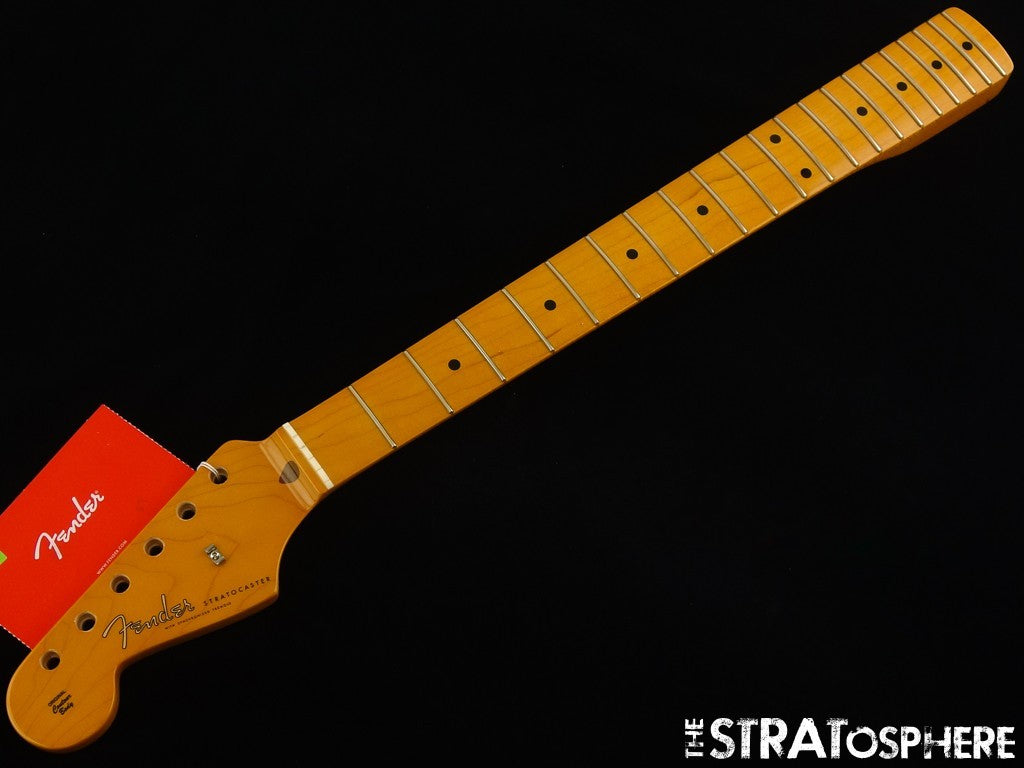LEFTY Fender AV II American Vintage 1957 Strat NECK Stratocaster USA MN Maple.