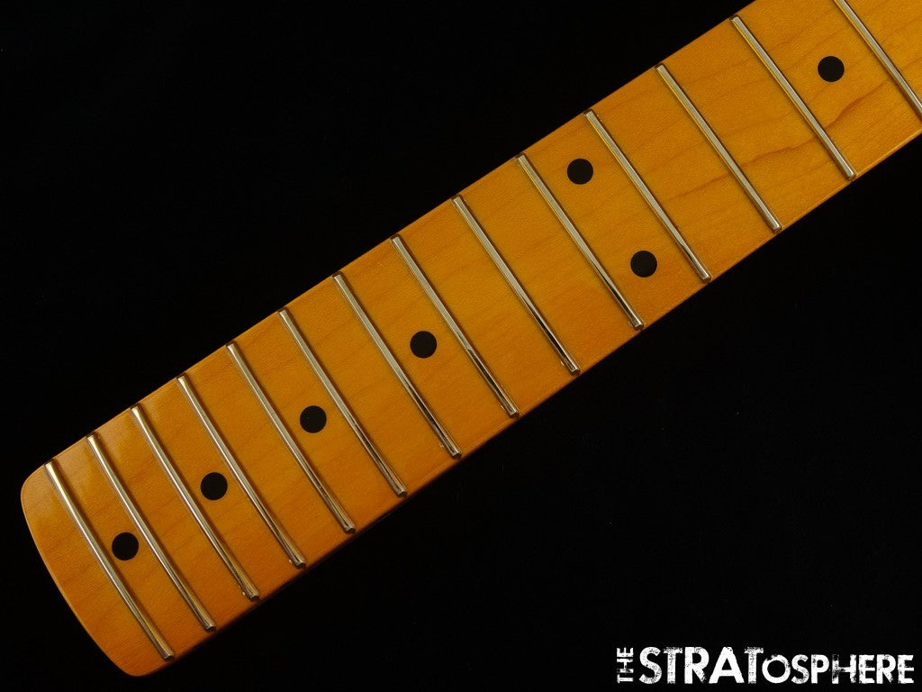 LEFTY Fender AV II American Vintage 1957 Strat NECK Stratocaster USA MN Maple.