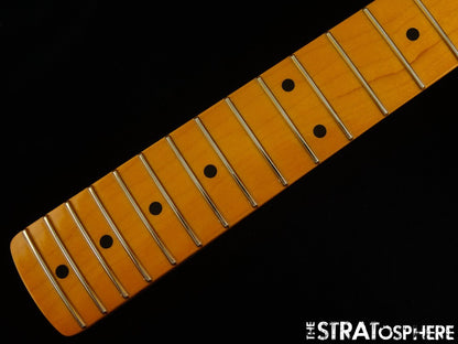 LEFTY Fender AV II American Vintage 1957 Strat NECK Stratocaster USA MN Maple.