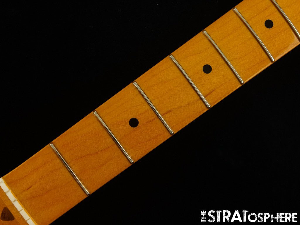 LEFTY Fender AV II American Vintage 1957 Strat NECK Stratocaster USA MN Maple.