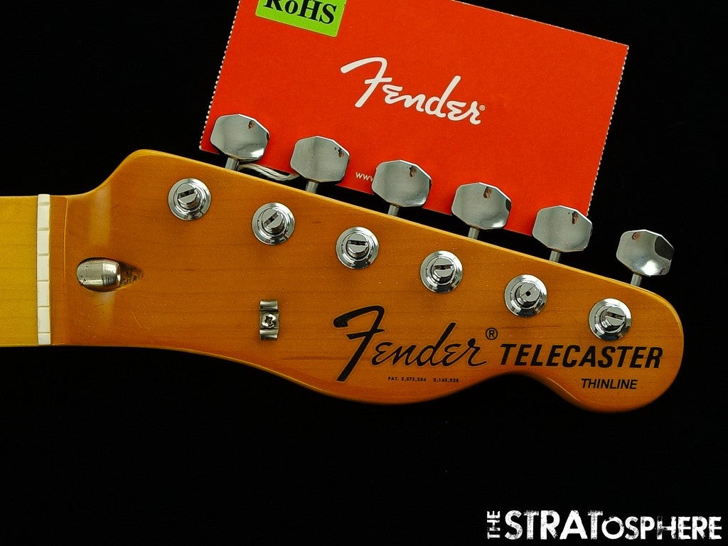 Fender AV II American Vintage 1972 Tele Thinline, NECK w/ TUNERS, 72, MN Maple