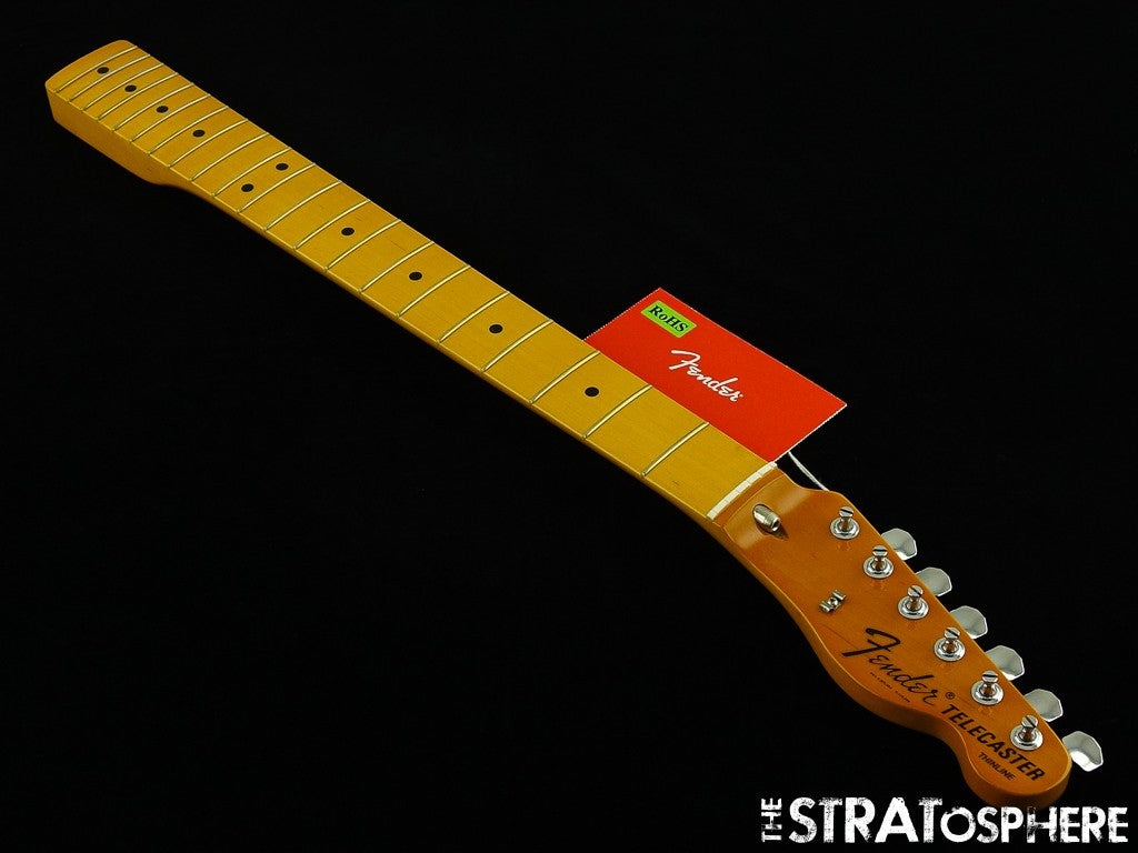Fender AV II American Vintage 1972 Tele Thinline, NECK w/ TUNERS, 72, MN Maple