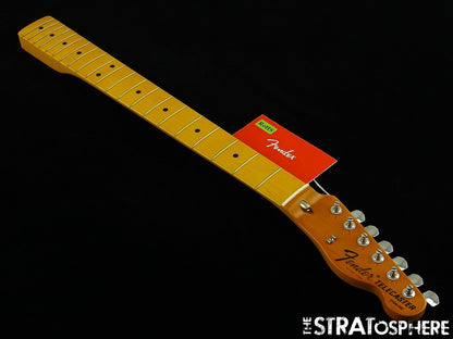 Fender AV II American Vintage 1972 Tele Thinline, NECK w/ TUNERS, 72, MN Maple