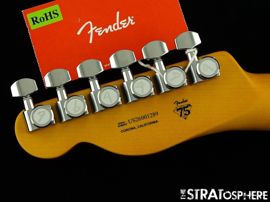 Fender American Ultra II Telecaster Tele NECK & LOCKING Tuners USA ''D'' MN Maple