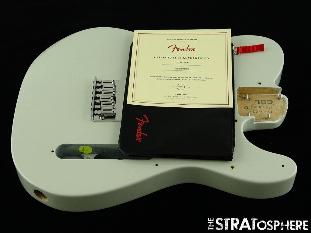 Fender American Ultra II Tele BODY W/ HARDWARE USA Telecaster Avalanche