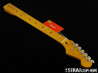 Fender American Ultra II Stratocaster Strat, NECK w LOCKING TUNERS ''D'' MN Maple