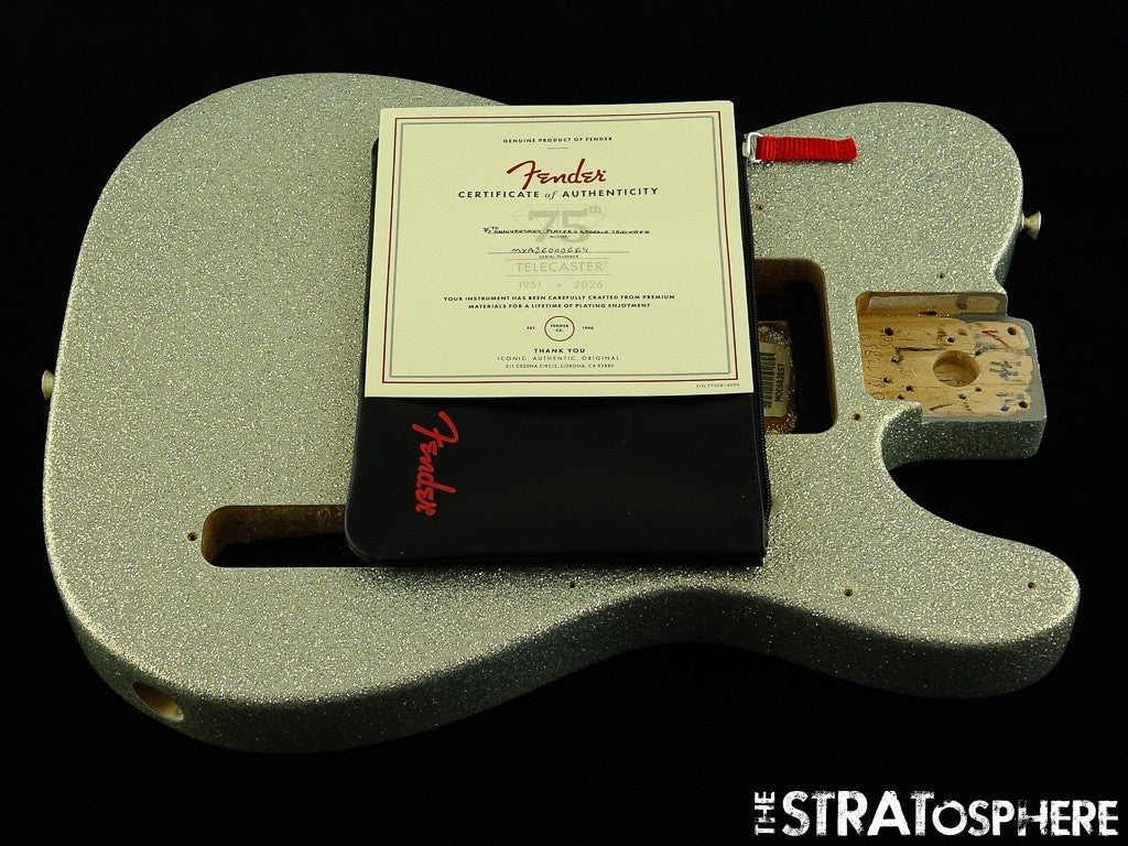 Fender 75th Anniversary Player II Tele Telecaster BODY DDS Sparkle
