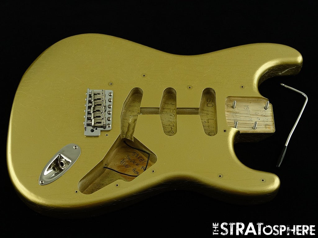 Fender Custom Shop Postmodern LCC Stratocaster BODY & HARDWARE Strat HLE Gold