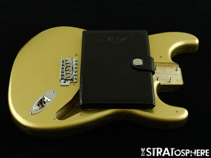Fender Custom Shop Postmodern LCC Stratocaster BODY & HARDWARE Strat HLE Gold