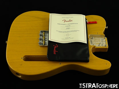 Fender AV II American Vintage 1951 Tele BODY + HARDWARE, Ash Butterscotch Blonde
