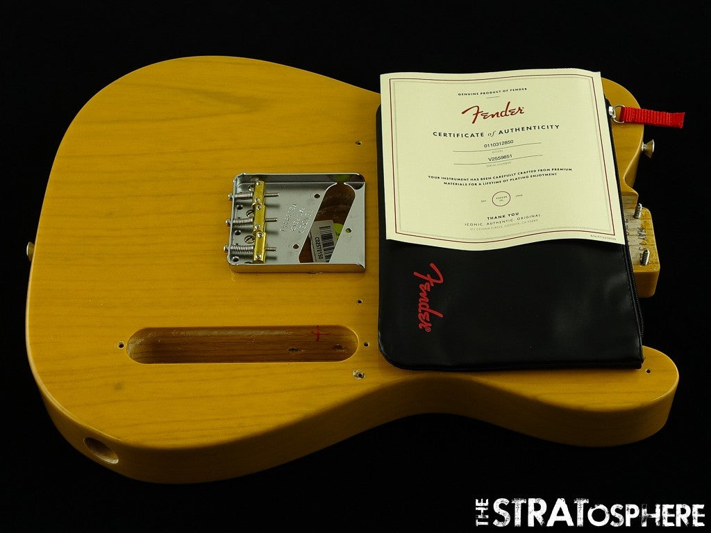 Fender AV II American Vintage 1951 Tele BODY + HARDWARE, Ash Butterscotch Blonde