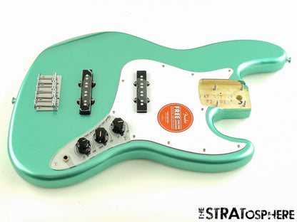 Fender Squier Affinity Active J Jazz BASS LOADED BODY, Preamp, Mystic Surf Green