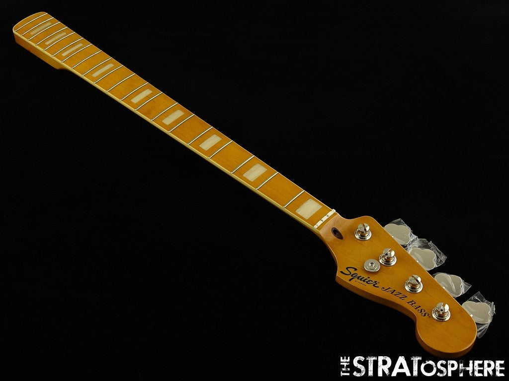 Fender Squier Classic Vibe 70s Jazz J Bass NECK & TUNERS Block Inlays Maple