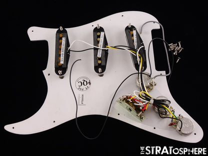 Fender Standard Strat, LOADED PICKGUARD, PICKUPS, Stratocaster White!