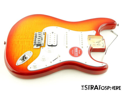 LOADED Fender Squier Affinity Strat FMT HSS BODY, Stratocaster Sienna Sunburst