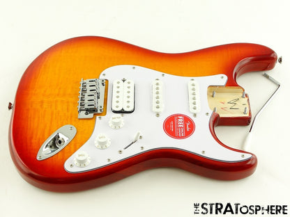 LOADED Fender Squier Affinity Strat FMT HSS BODY, Stratocaster Sienna Sunburst