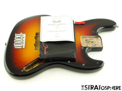 Fender AV II American Vintage 1966 Jazz J BASS BODY + HARDWARE 3TS