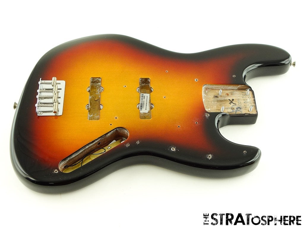 Fender AV II American Vintage 1966 Jazz J BASS BODY + HARDWARE 3TS