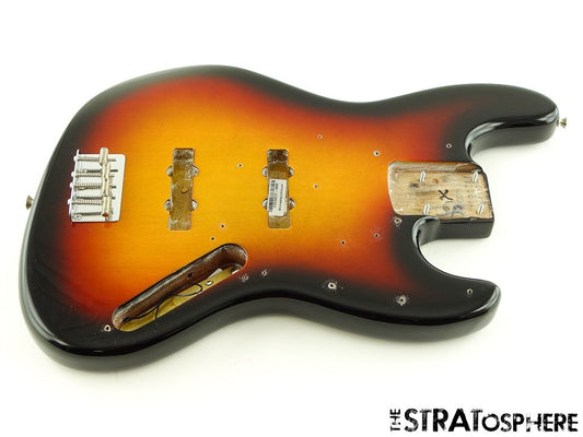 Fender AV II American Vintage 1966 Jazz J BASS BODY + HARDWARE 3TS