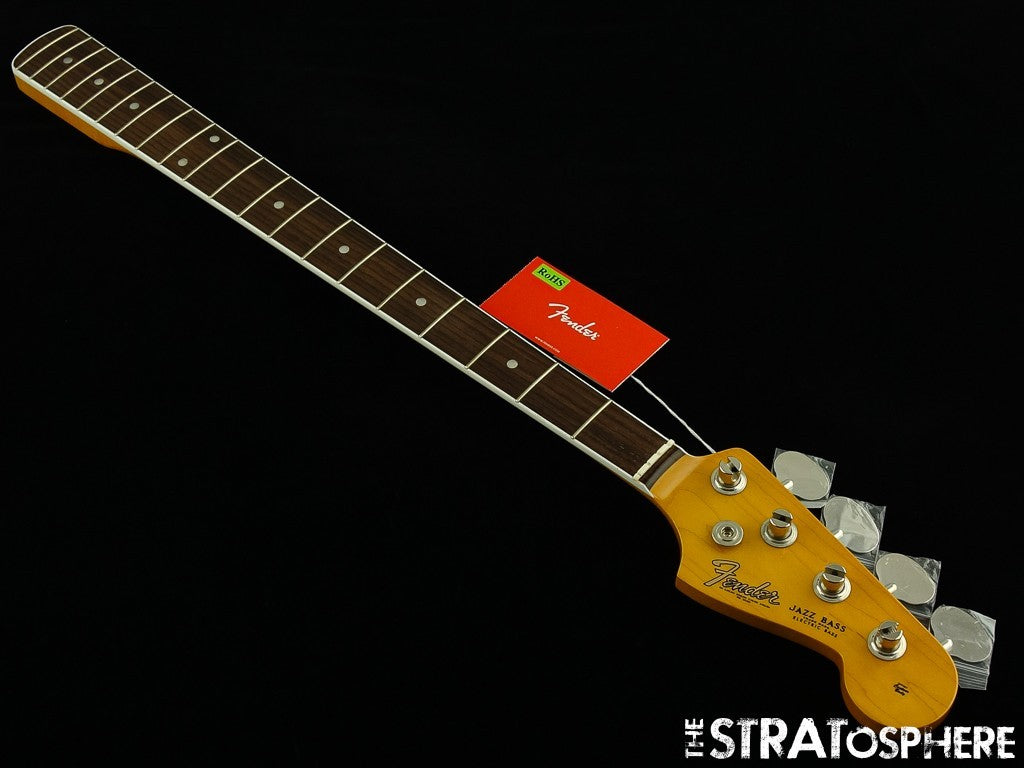 Fender AV II American Vintage 1966 Jazz J Bass NECK & TUNERS, 66 Bound Rosewood