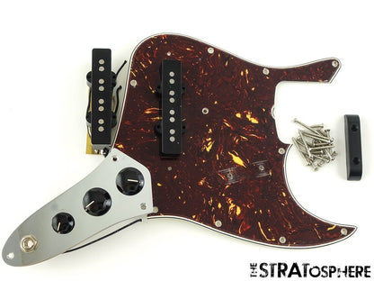 Fender AV II American Vintage 1966 Jazz J Bass LOADED PICKGUARD, Tortoise