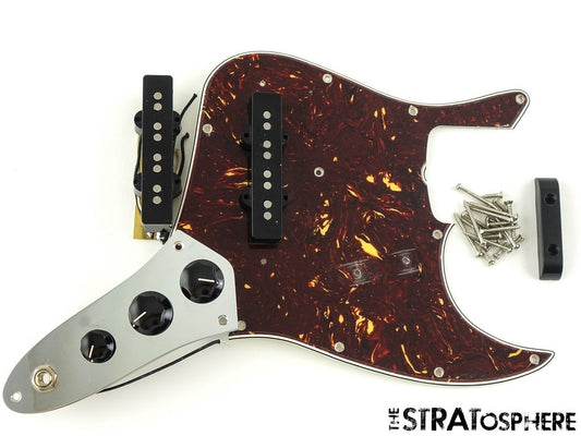 Fender AV II American Vintage 1966 Jazz J Bass LOADED PICKGUARD, Tortoise
