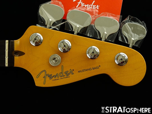 Fender American Professional Classic Mustang Bass NECK &LOLLIPOP TUNERS Rosewood