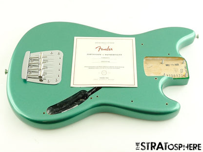 Fender American Professional Classic Mustang Bass BODY & HARDWARE Green $30 OFF