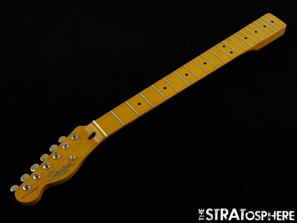 LEFTY Fender Squier Classic Vibe 50s Telecaster NECK & TUNERS, Tele Tinted Maple