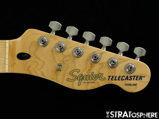Fender Squier Affinity Series Telecaster Thinline, NECK & TUNERS Tele Maple