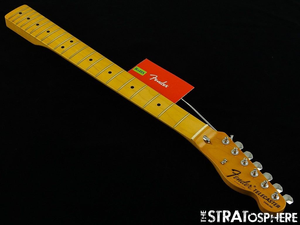 Fender AV II American Vintage 1972 Tele Thinline, NECK w/ TUNERS, 72, MN Maple