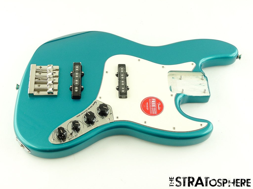 Fender Squier Classic Vibe Active 70s Jazz Bass, LOADED BODY OCT Ocean Turquoise