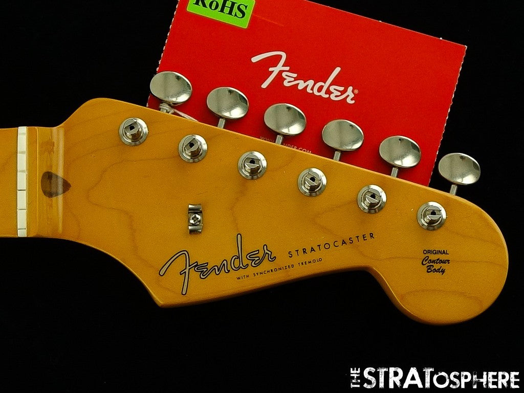 Fender AV II American Vintage 1957 Strat NECK w/ TUNERS, Stratocaster USA Maple.